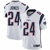 Nike New England Patriots #24 Cyrus Jones White NFL Vapor Untouchable Limited Jersey,baseball caps,new era cap wholesale,wholesale hats